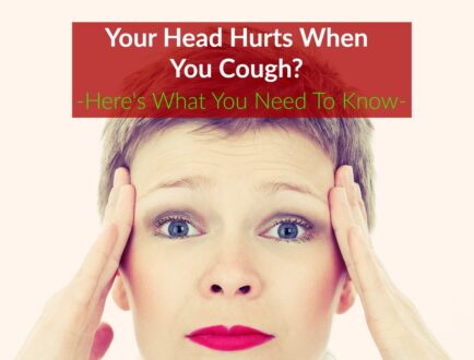 cough causes pain in back of head