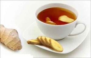 Herbal Tea from Ginger, Garlic, Lemon, Peppermint and Honey