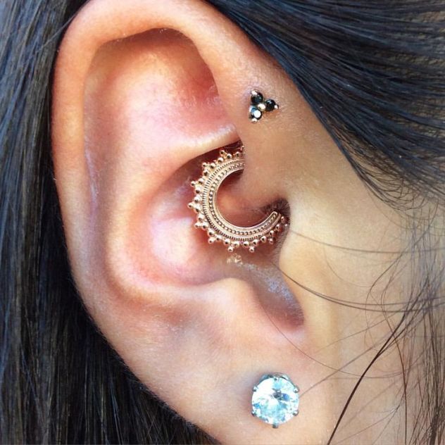 Daith Piercing Pain Healing Time Cost Jewelry