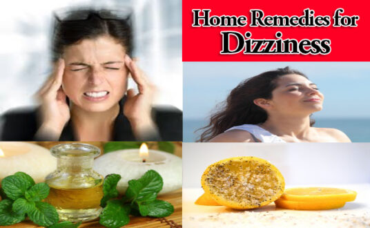 Home Remedies for Dizziness